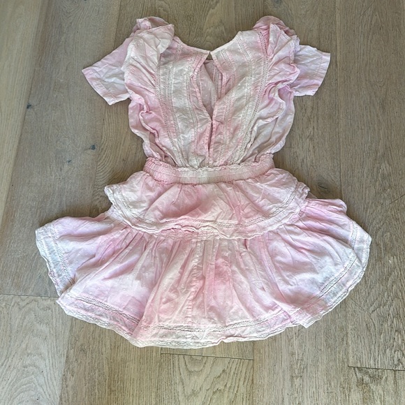 LoveShackFancy Natasha Mini Dress size xs in peony pink - Picture 3 of 3